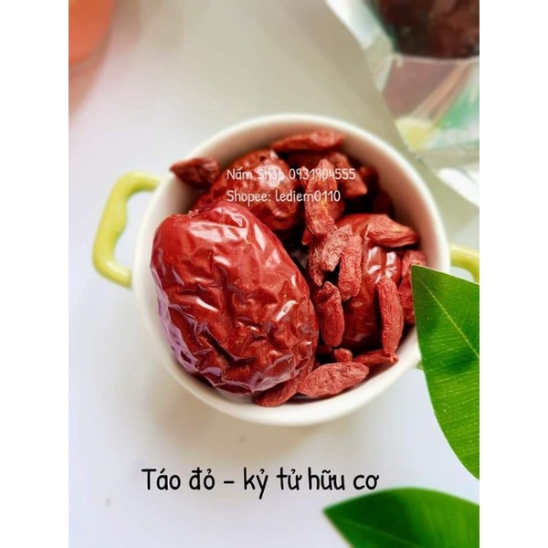Kỉ tử hữu cơ  kỷ tử Organic pha trà nấu cháo chưng yến cho bé