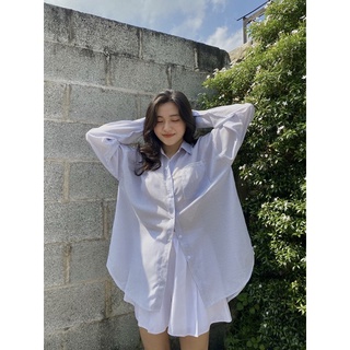 Áo sơ mi oversize - sơ mi nữ phong cách Hàn Quốc