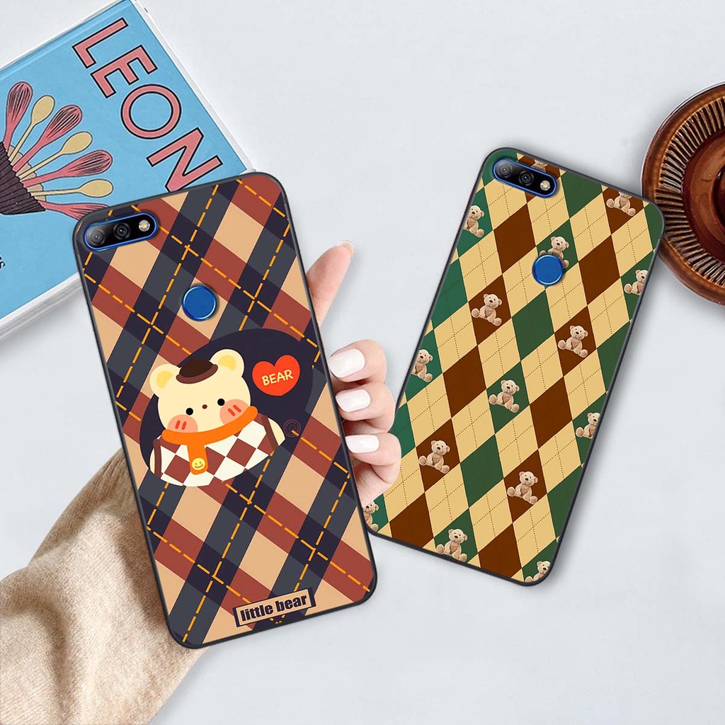 Ốp Huawei Y7 Prime 2018 / Y7 Pro 2018 họa tiết hoa, gấu thời trang, ốp dẻo bền đẹp