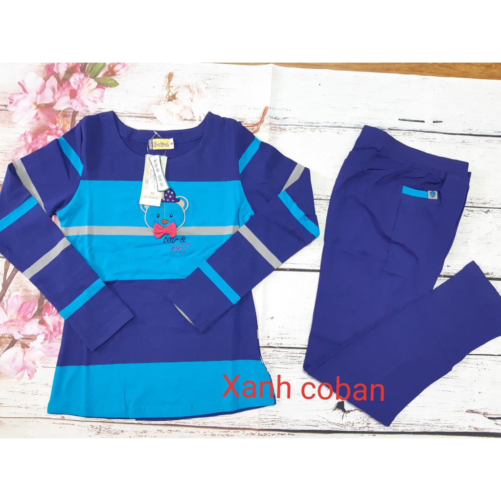 Thanh lý bộ mặc nhà Gia Hồi Gấu Đội mũ size M+L