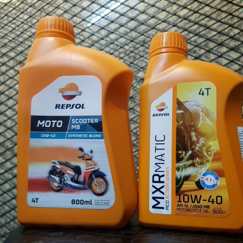 [DauNhot-PhuGia]Nhớt xe tay ga repsol scooter MB 10W40 800ml
