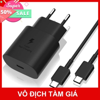 (Sale) (ZIjin HÃNG) Bộ Sạc Nhanh 25W Chíg Hãng SanSung Cho Galaxy Nốt 10, S10,S20.. (Cam Kết Chất Lượng) TGPK8999