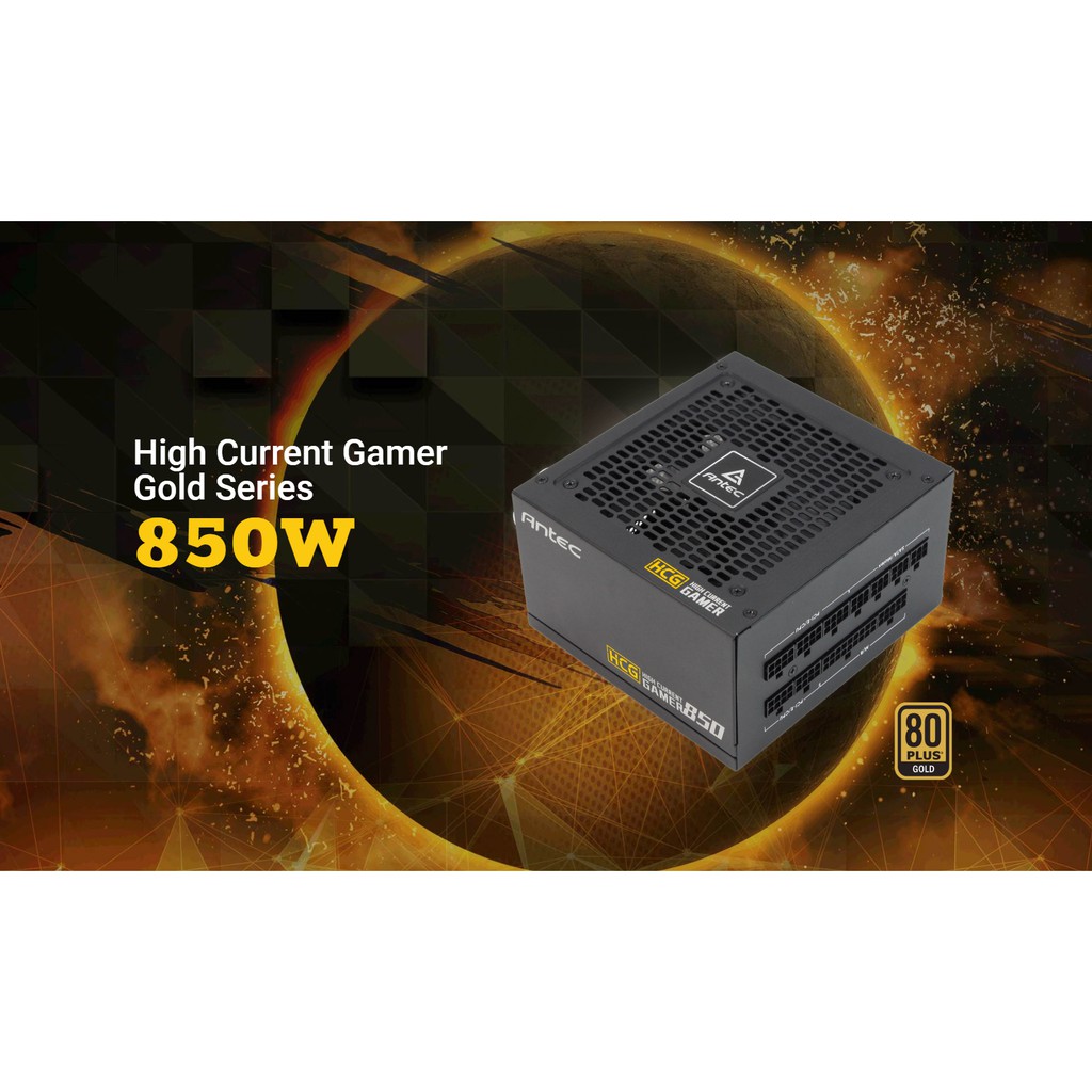 Nguồn máy tính Antec HCG850 Gamer - 850W 80 Plus Gold