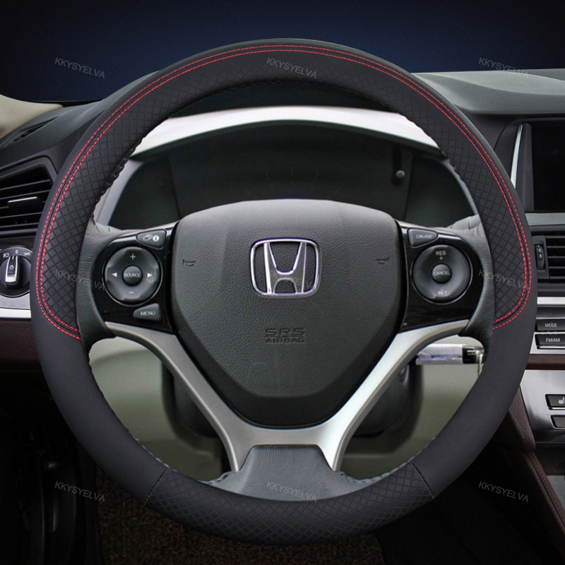 Bao Da Bọc Vô Lăng Xe Hơi 36cm Cho HONDA CIVIC 2004 2006 2007 2008 2009 2012 2013 2014