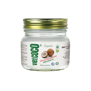 [ORGANIC] DẦU DỪA HỮU CƠ ÉP LẠNH HIỆU VIETCOCO 200ml
