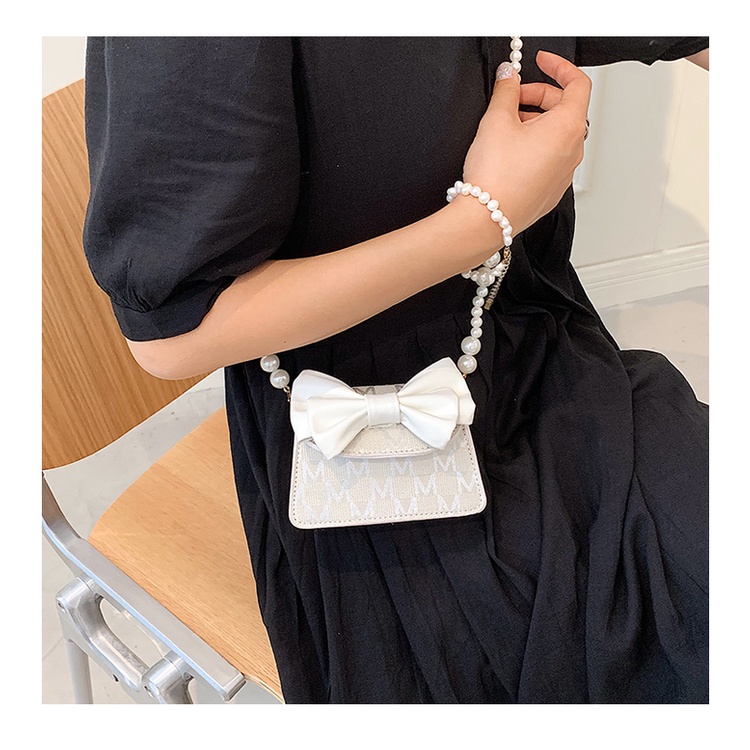 Túi xách nữ mini dính nơ phong cách hàn quốc dễ thương hàng quảng châu cao cấp 1999store_official