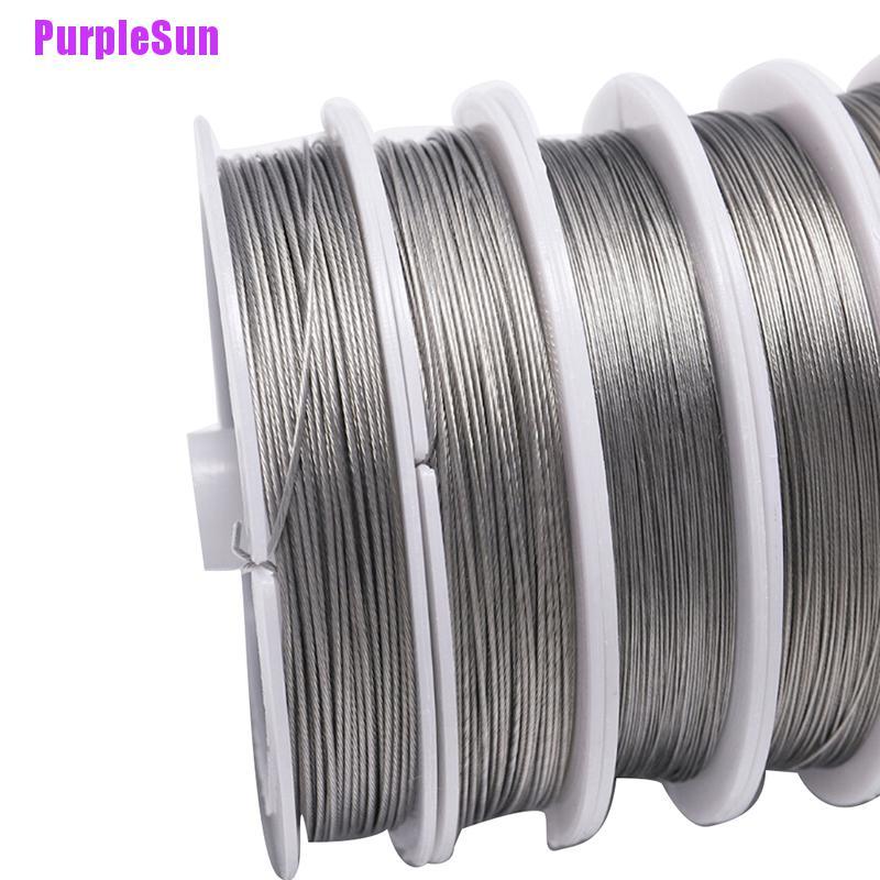 PurpleSun Stainless Steel Craft Wire Many Sizes Coil Accessory Beading DIY Jewelry Making