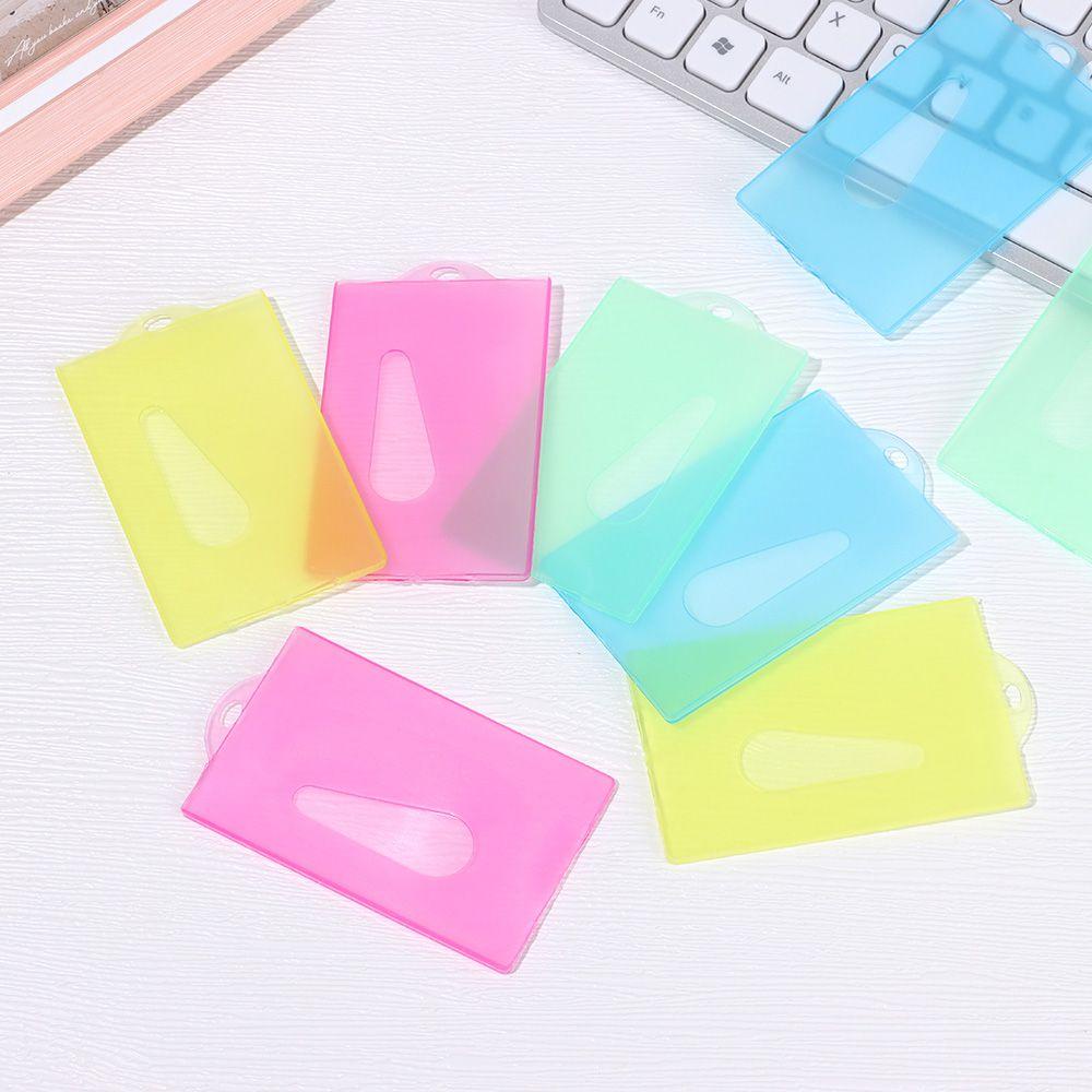 Set 10 Túi Đựng Thẻ Ngân Hàng Bằng Nhựa Trong Suốt