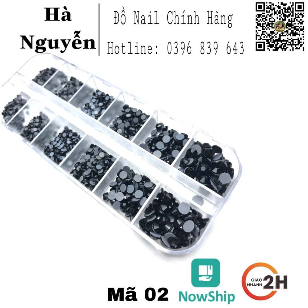 Đá Khay Chân Lưới Đính Móng - Đá Nail Mix Size Siêu Bền Siêu Sáng Cam Kết KHông Bong Chân - Đá chân keo