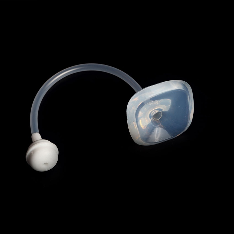 Bình Sữa Silicone Bản Rộng Chống Đầy Hơi Có Ống Hút Thay Thế Cho Bé