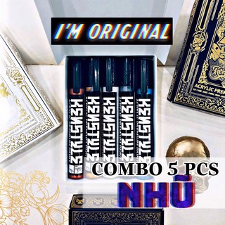 [NHŨ] ★ Combo 5 Bút Vẽ 𝗞𝗘𝗡𝗦𝗧𝗬𝗟𝗘 Trên Áo Giày Nón Màu Nhũ 30ml [Giặt không bay, không phai] ★