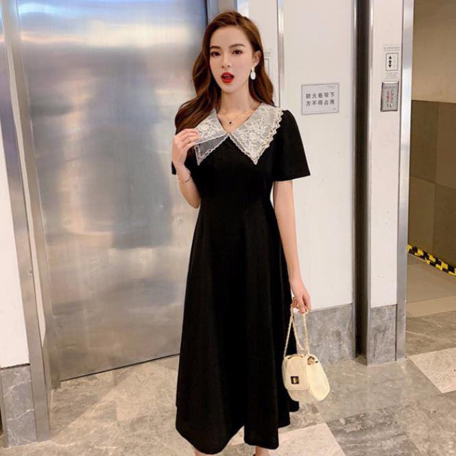 🌸Hàng Order🌸 Váy Bigsize Cổ Ren Trắng Nữ Tính Thanh Lịch🌸Hàng Quảng Châu