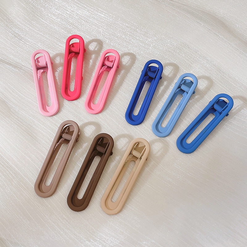 Set 3 Kẹp Tóc Thiết Kế Đơn Giản Đáng Yêu Cho Bé Gái