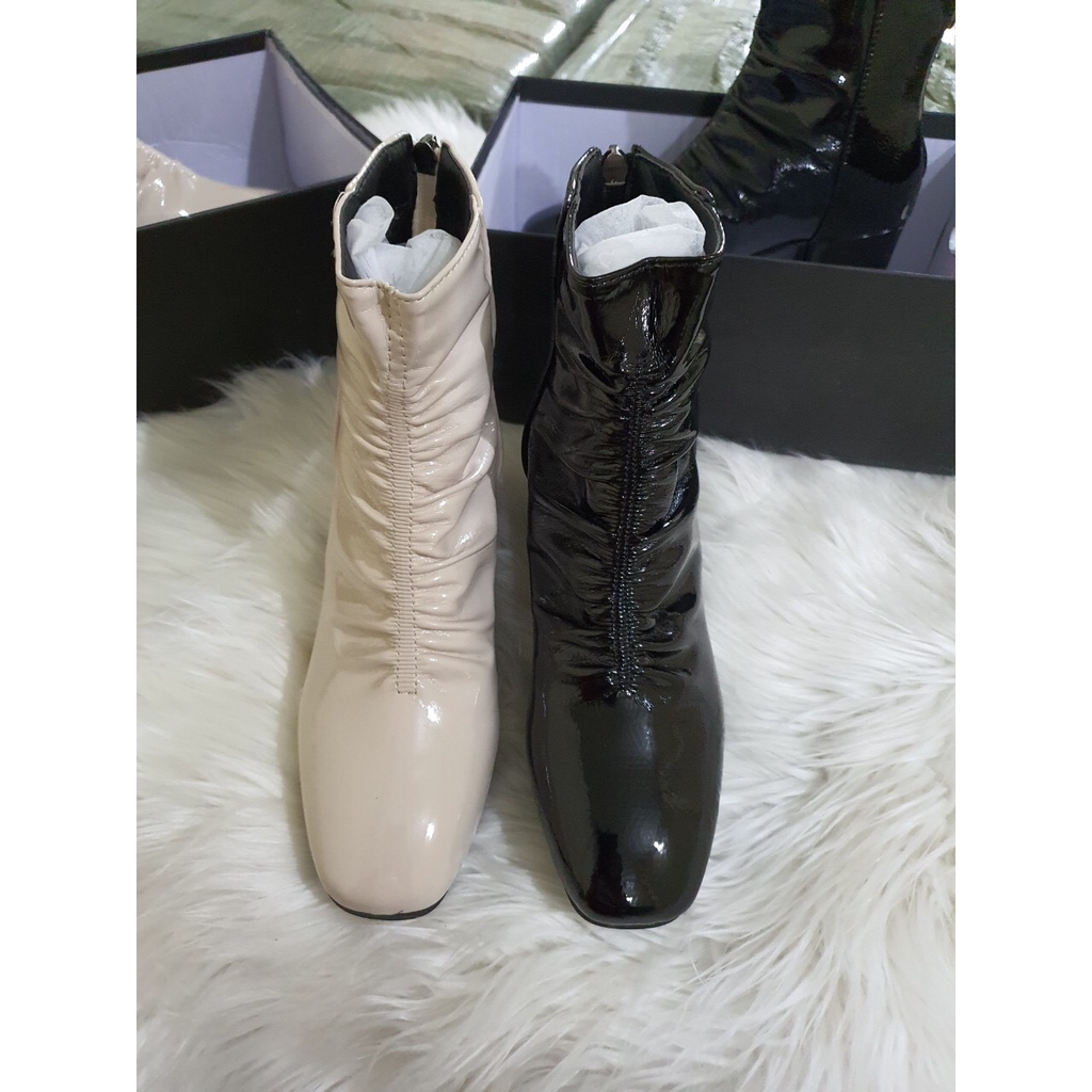 FREESHIP BỐT NỮ, BỐT DÚM DA BÓNG GÓT 5P CAO CẤP FULLBOX MSF11 | BigBuy360 - bigbuy360.vn