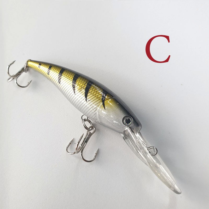 *caucativi* ( ) Mồi câu lure cá giả 9cm 7g mồi lure cá lóc, cá chẽm, rô phi mua 5 con tặng hộp đựng M11 ( )