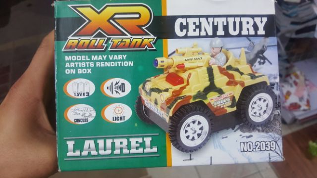 Xe tăng XR Roll Tank chống lật có nhạc, đèn  2039
