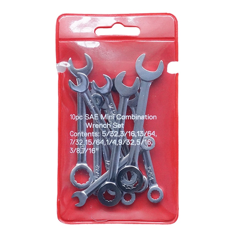 Set 10 Cờ Lê Mini 4-11mm Bằng Thép Các Bon Chất Lượng Cao