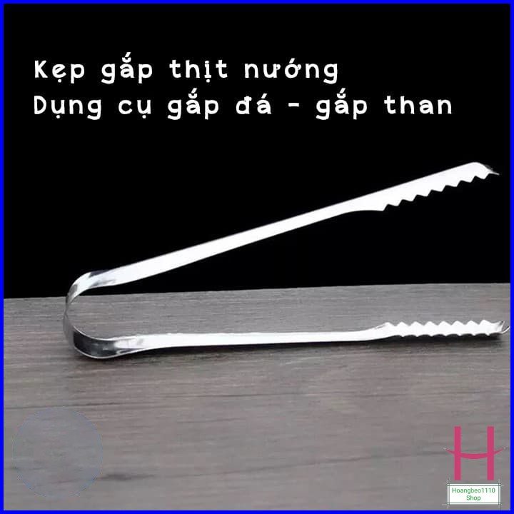 Kẹp Gắp Đá - Thịt Nướng Răng Cưa 29 cm Cao Cấp { H }