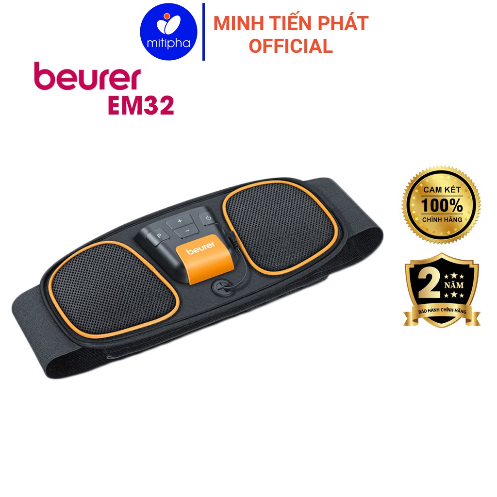 Beurer EM32 - Đai massage bụng xung điện 2 cực nhập khẩu Đức - Minh Tiến Phát