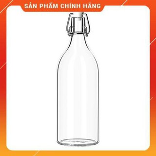 Chai thủy tinh có nút ikea korken 1l
