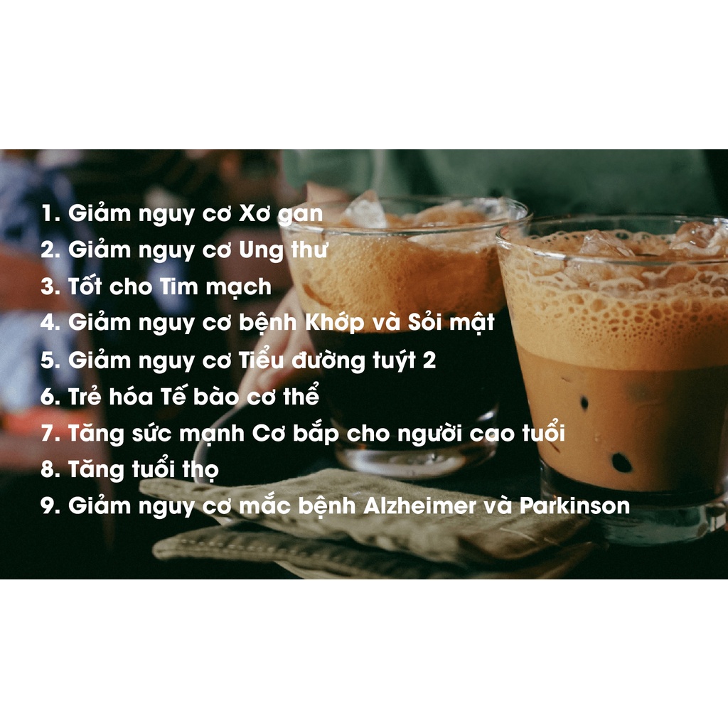 Combo 02 Bịch Cà phê Moka Nguyên Chất Pha Phin truyền thống Công ty Cà Phê Cao Nguyên.