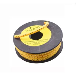 Đánh dấu dây cáp điện EC0 số 1.5 - 3 mm2