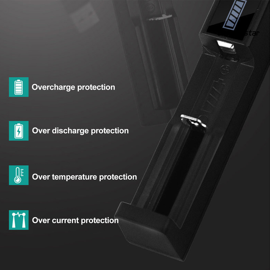 Bộ Sạc Pin Usb Đa Năng Có Đèn Led