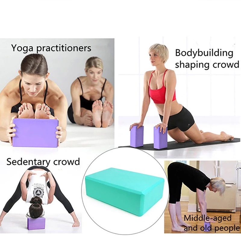 1 Khối Xốp EVA Nhiều Màu Hỗ Trợ Luyện Tập Yoga / Thể Hình Màu Sắc Ngẫu Nhiên