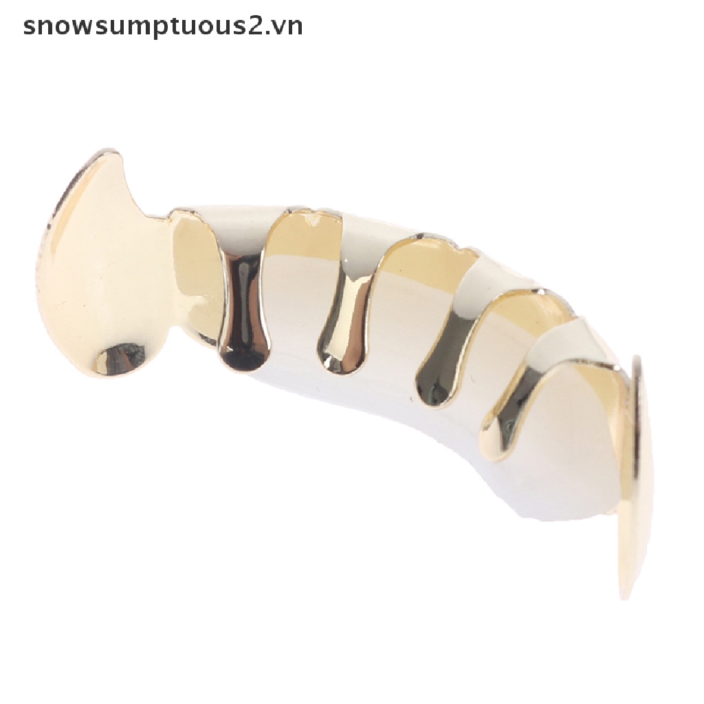 [beauty &amp; Snow] Vỉ Nướng Răng Nướng Bánh Trên Và Dưới Phong Cách Hip Hop Làm Quà Tặng Trang Sức