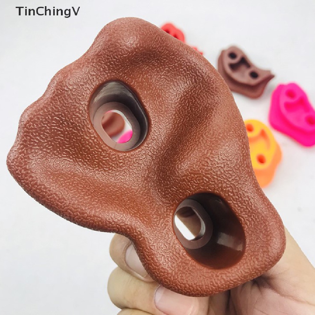 [TinChingV] Đồ Chơi Đá Leo Tường Bằng Nhựa Và Gỗ Cho Trẻ Em