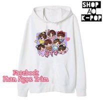 áo hoodie BTS BT21 in theo yêu cầu