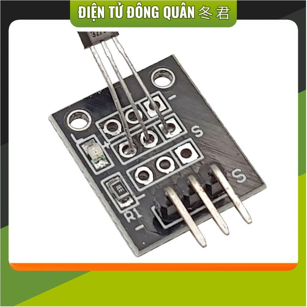 Cảm biến từ Hall KY-003 nhận biết nam châm dùng cho arduino và các vi điều khiển khác