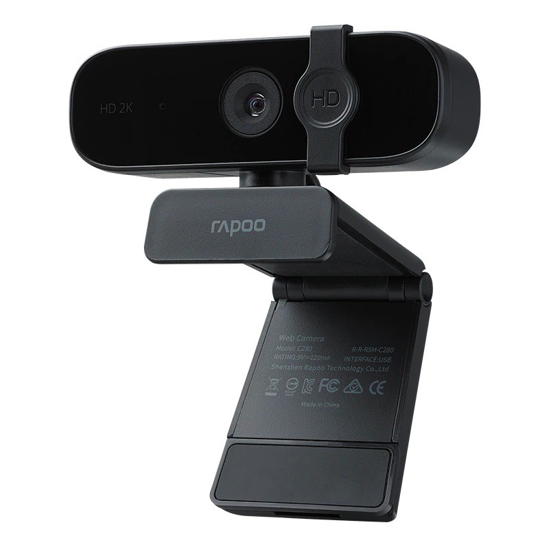 Webcam Rapoo C280 UHD 1440p góc quan sát 80 độ Hãng phân phối