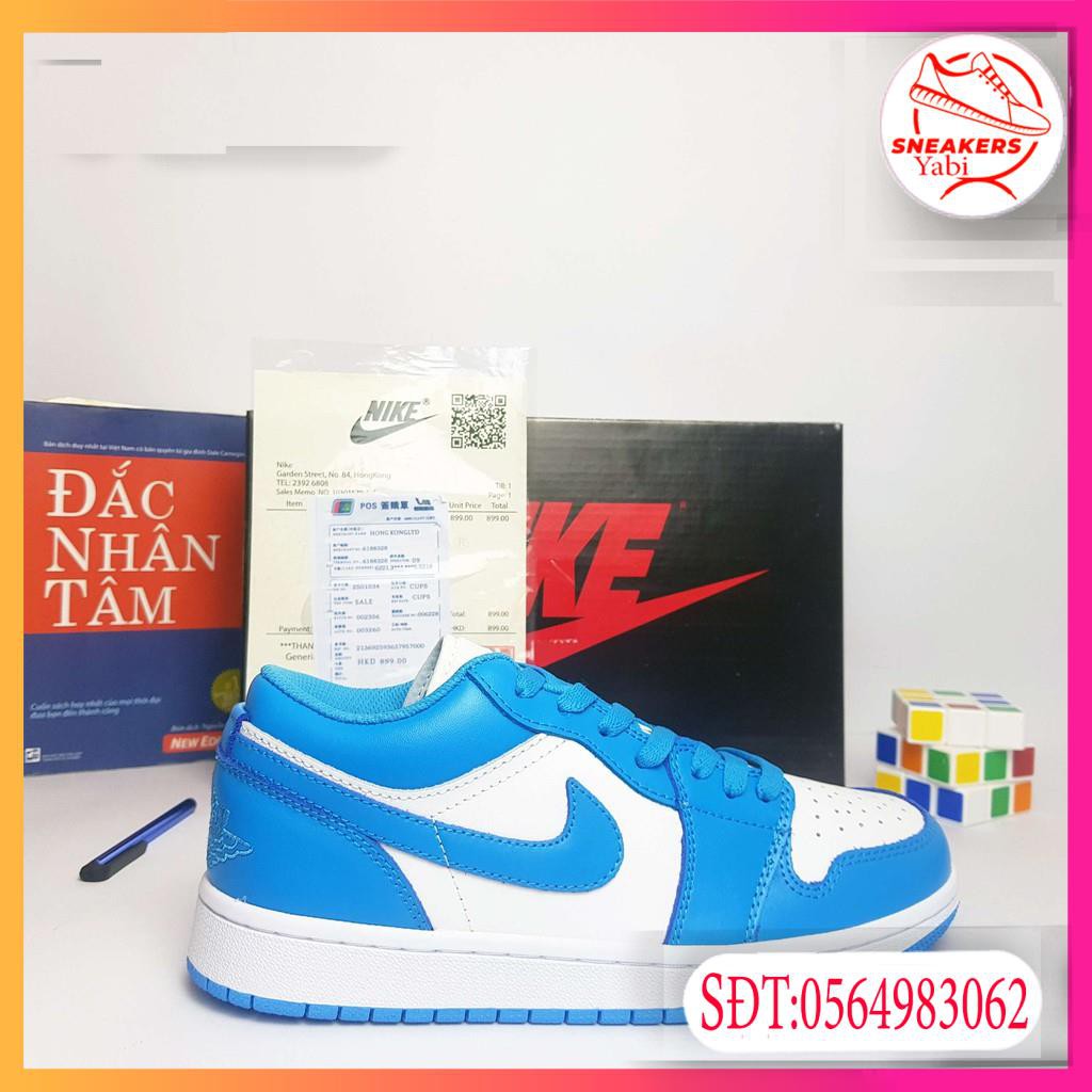 💥FREE SHIP-HÀNG QUẢNG CHÂU💥Giày thể thao sneaker Air Jordan 1 Low JD UNC' BLUE full box -Yabi | BigBuy360 - bigbuy360.vn