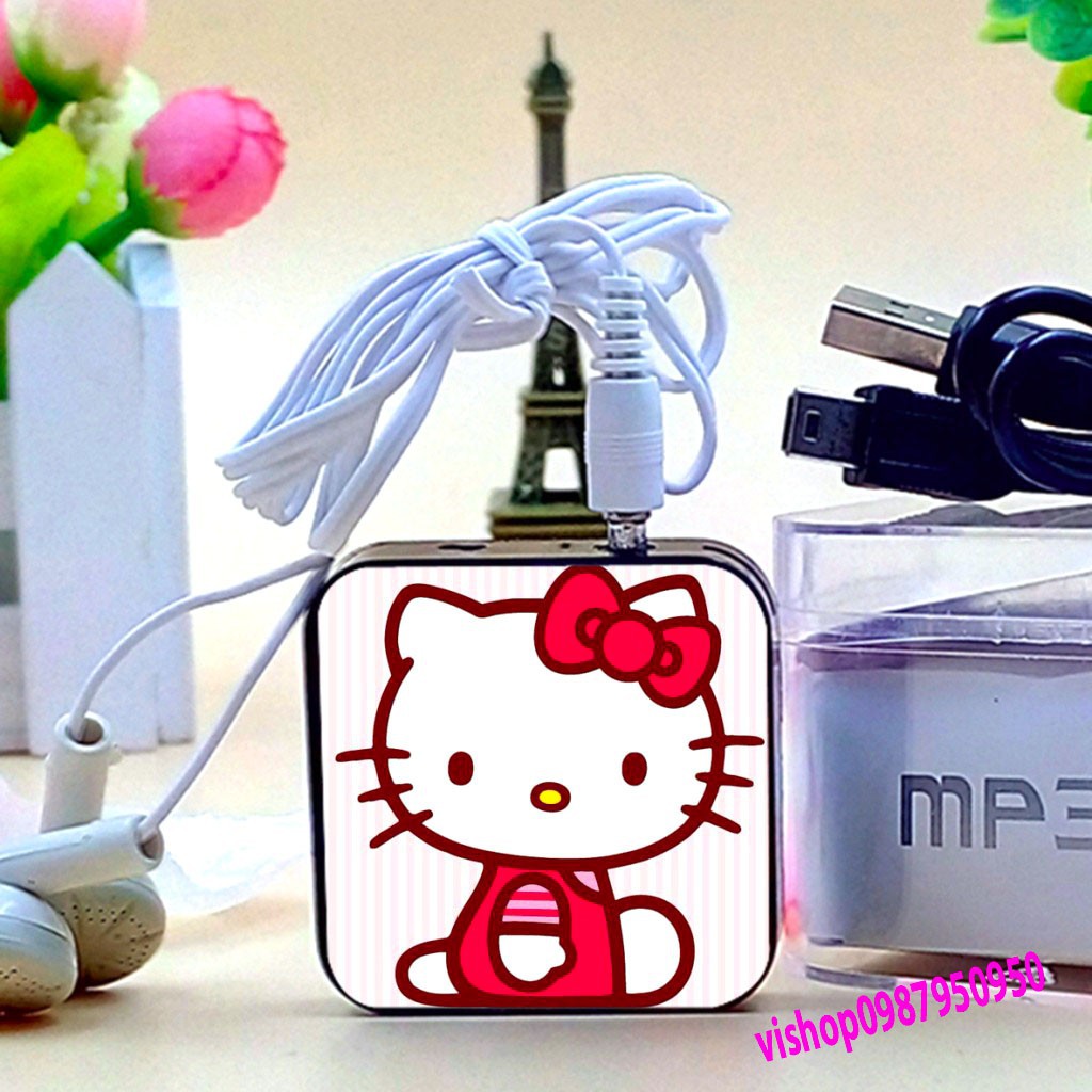 Máy nghe nhạc mp3 hoạt hình 33 mẫu tặng sạc hộp tai nghe  shop bansigudetama