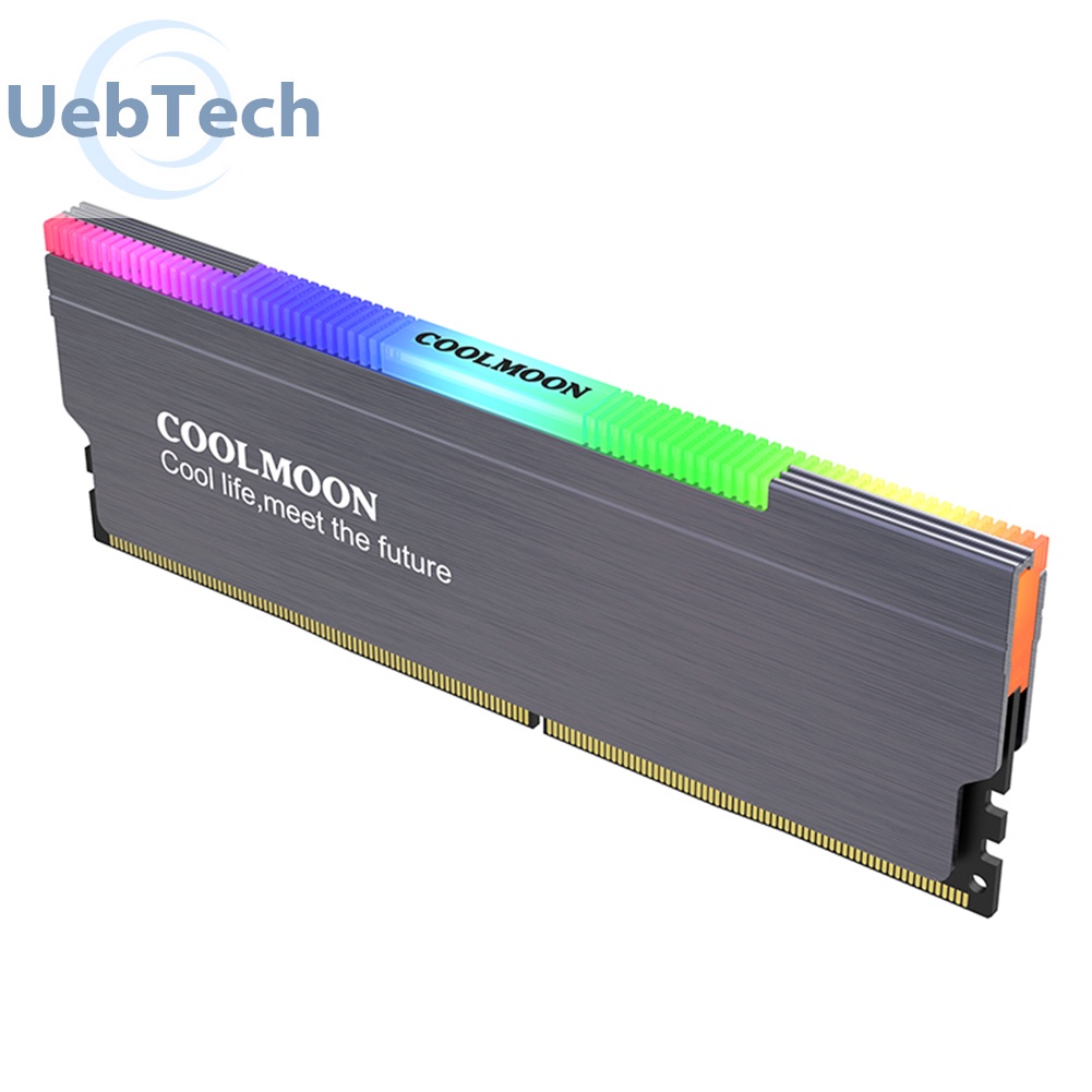 Quạt tản nhiệt làm mát máy tính COOLMOON CR-D134S ARGB RAM