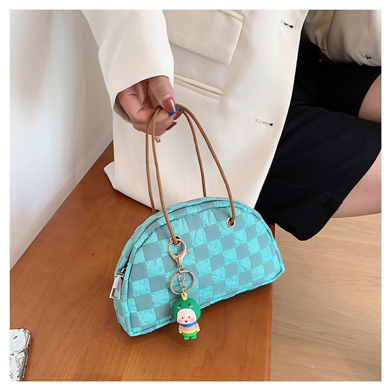 Túi Xách Tay Bằng Vải canvas Thiết Kế Hình Bán Nguyệt Phong Cách retro Nhật Bản Dễ Thương Mới Năm 2022 NB00356