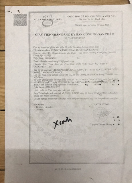 Cốm ngủ ngon nutribaby goodnight - cho bé yêu giấc ngủ ngon tự nhiên