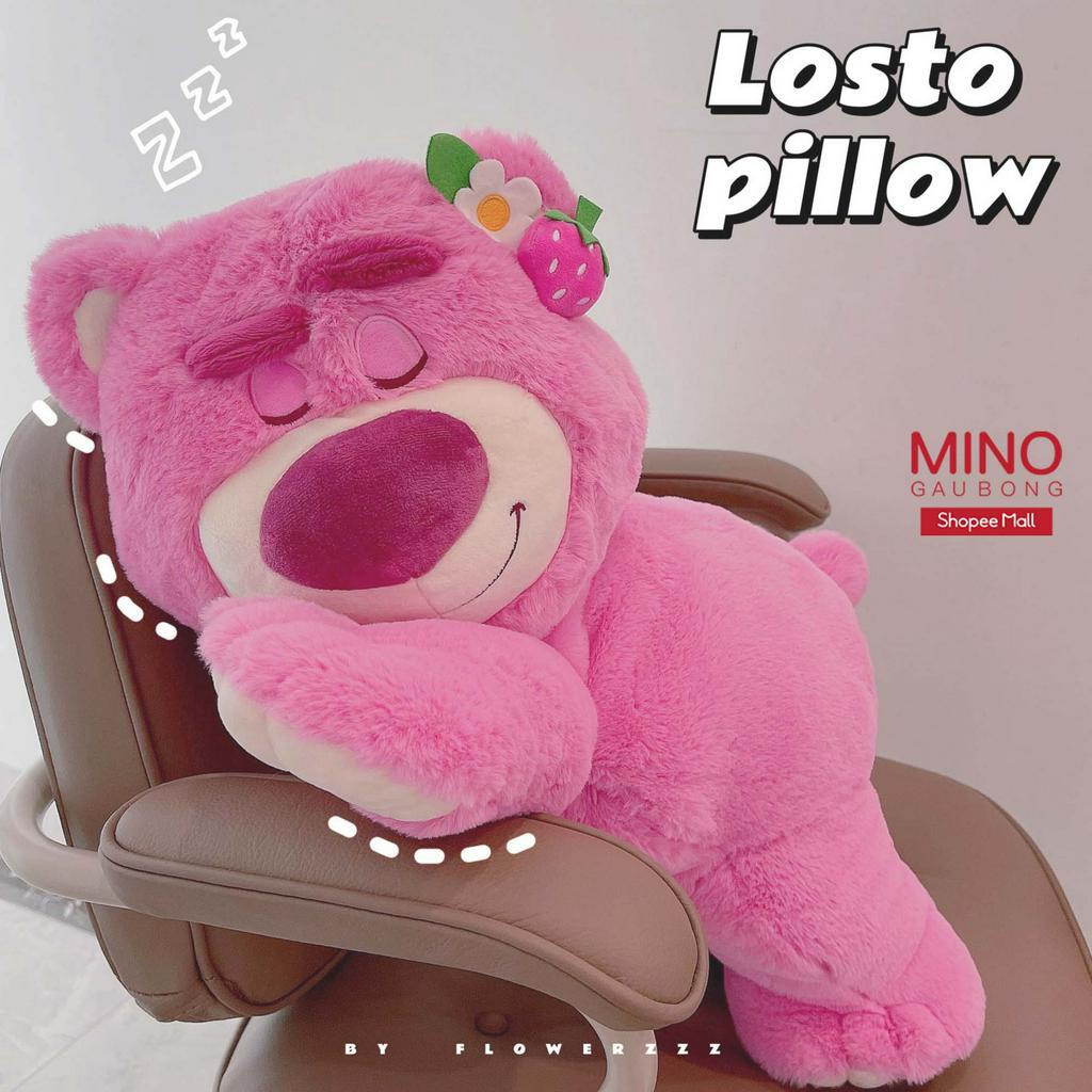 Gấu Bông Lotso Chính Hãng Mềm Mịn Dâu Tây Huggin MINO STORE TH208