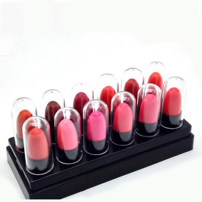 Bộ 12 thỏi son lì mini dưỡng ẩm môi nhãn hiệu BIOAQUA | BigBuy360 - bigbuy360.vn