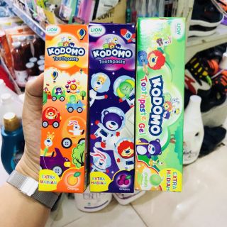 Kem đánh răng trẻ em KoDoMo lion nhật bản