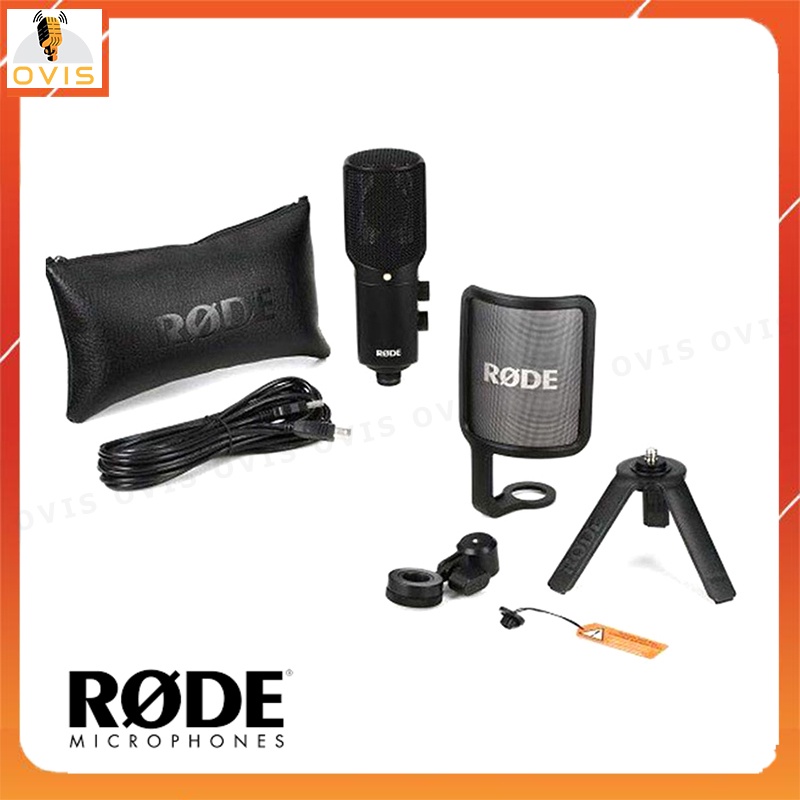 Rode NT-USB / Rode NT-USB+ - Micro USB Thu Âm Cho Máy Tính Dùng Cho Đọc Audio, Live Stream, Podcasting