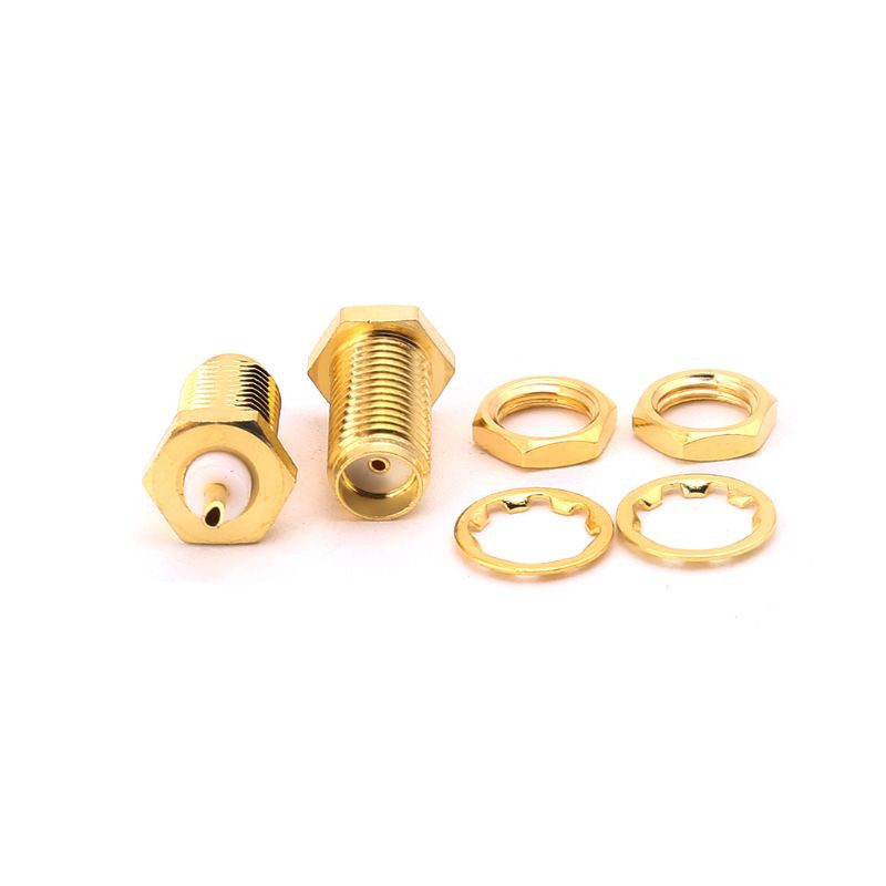 Set 10 đầu nối SMA đầu cái cho mối hàn