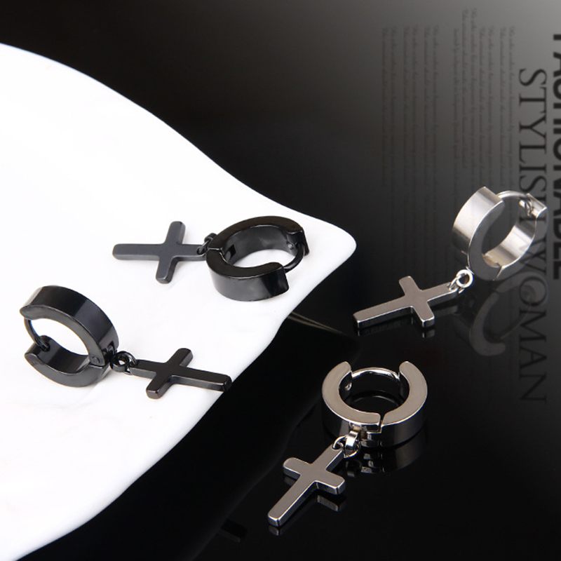 Khuyên tai thép không gỉ cá tính cho nam