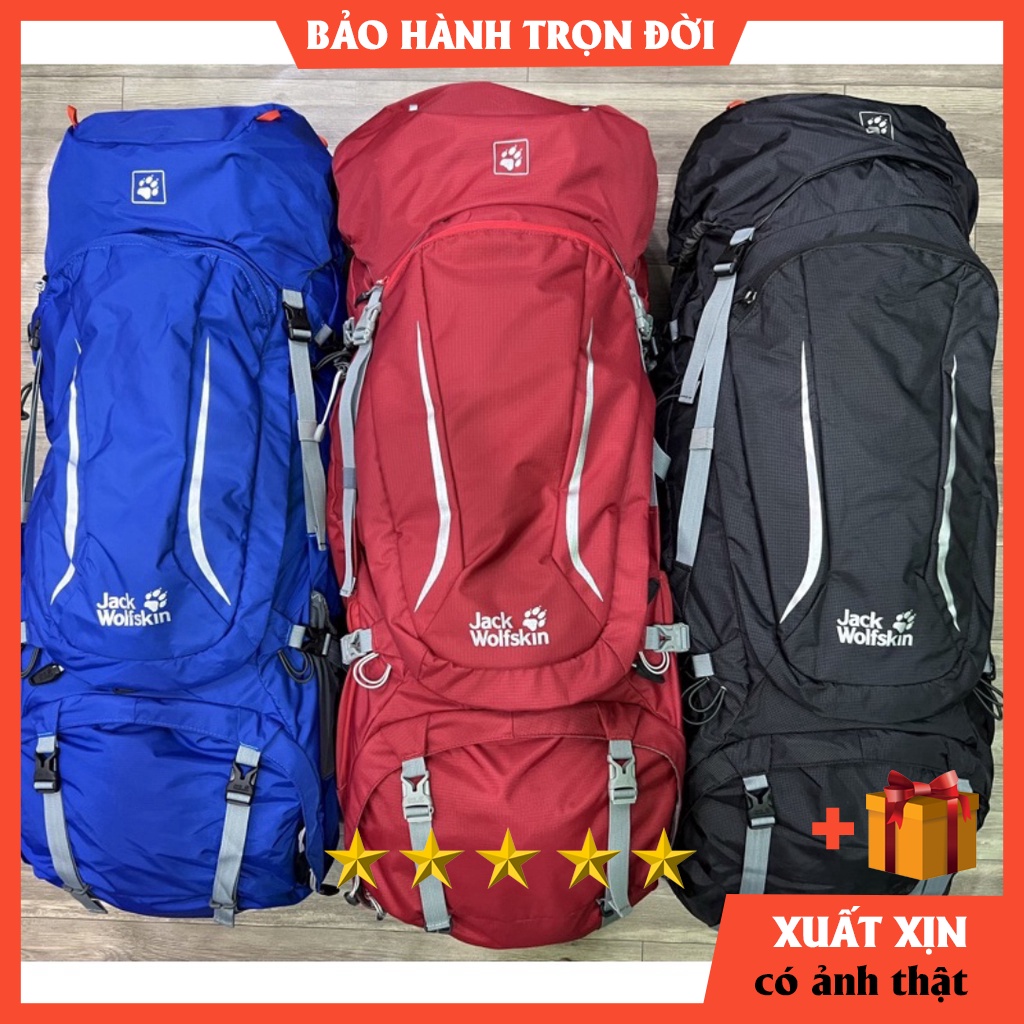 BALO phượt JACK WOLFSKIN DENALI 70 - balo du lịch và trekking hiking leo núi cao cấp⚡️ [ HÀNG XUẤT DƯ ] XỊN