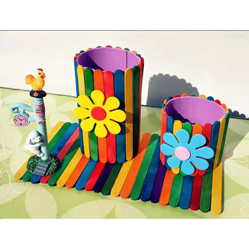 Que kem màu  - Que đè lưỡi - 15x2 cm