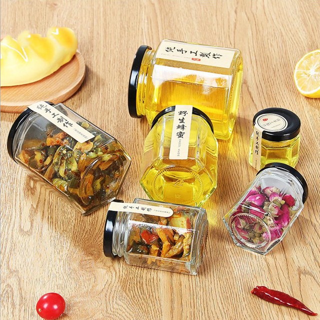 SET 5 HŨ THỦY TINH LỤC GIÁC 180ML | BigBuy360 - bigbuy360.vn