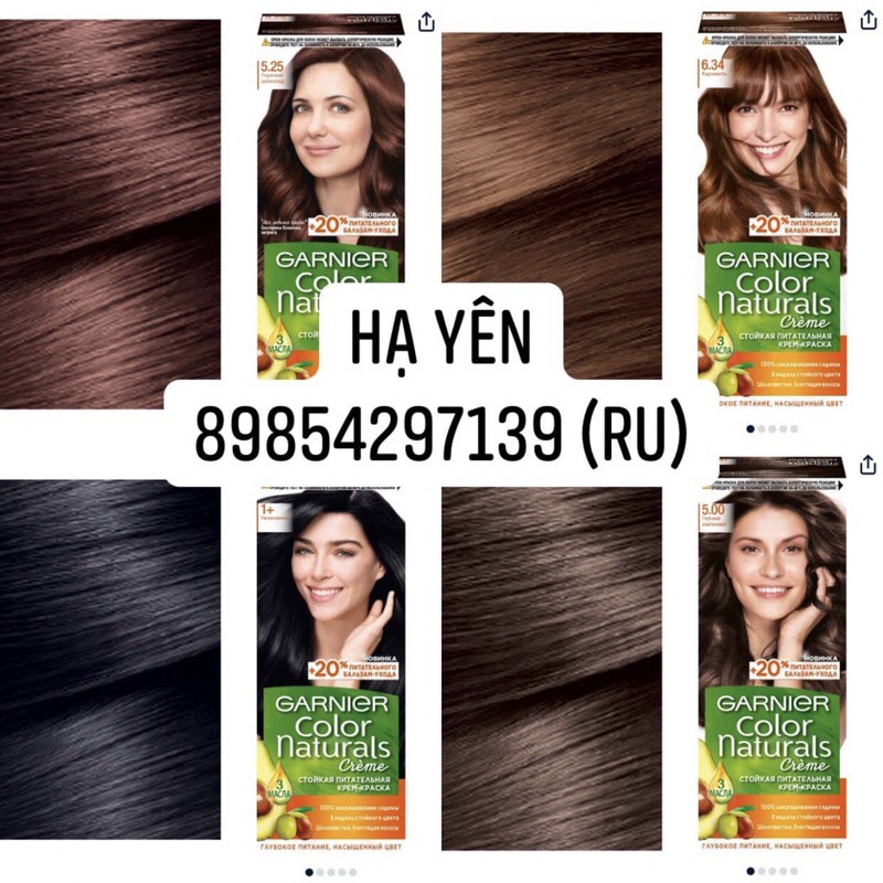 Thuốc nhuộm tóc Garnier Color Naturals Nga