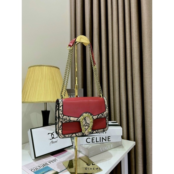 Túi GC Đầu  Rồng Phối  Viền Đã chăn Phong Cách Hàn Quốc