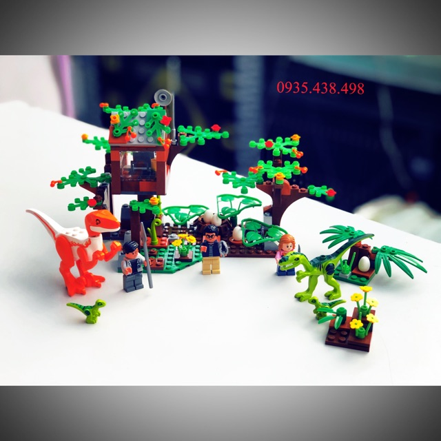 BỘ ĐỒ CHƠI LEGO LẮP RÁP DINOSAUR QL1703 (Mô Hình Xây Dựng Nhà Điều Hành Công Viên Khủng Long Đẻ Trứng) [Siêu Hot 2020]